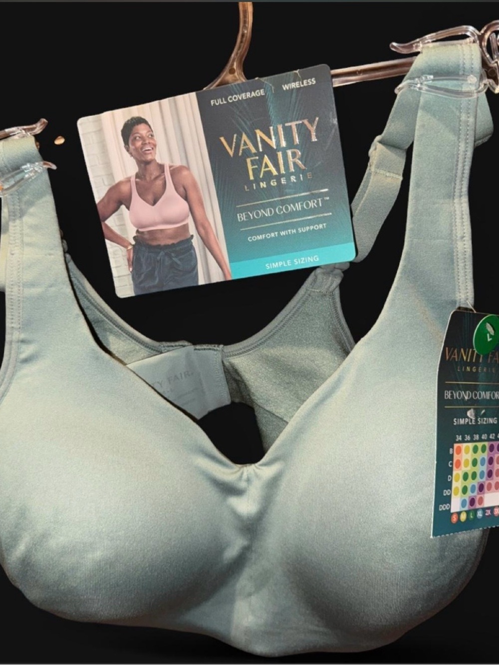 Vanity Fair full coverage beyond comfort wireless bra
